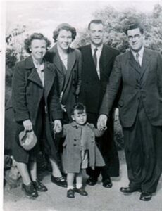 Edward O'Hara, Stephen O'Hara, Iris Pridmore, Mary O'Hara and John Ruddy