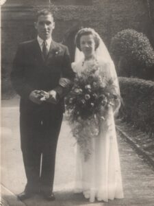 Iris Pridmore and Edward O'Hara wedding