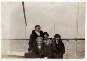 Margaret and Winifred Donlon onboard Laconia
