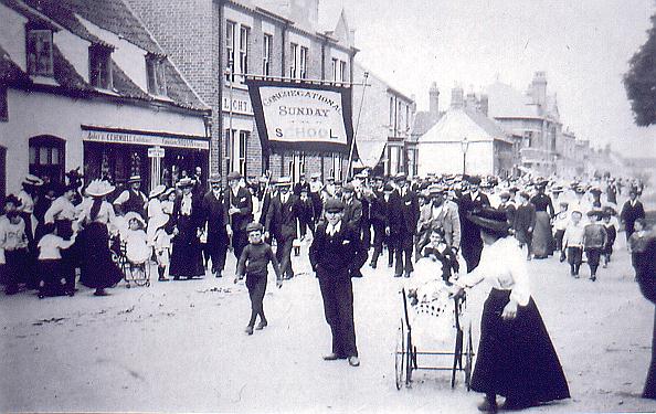 Sunday School parade in 1912
