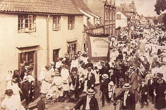 Sunday School parade in 1912
