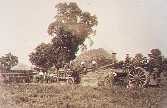 Threshing in the early 20th century