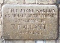 Baptist Sunday School stone - 2