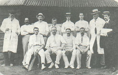 The cricket team in 1900