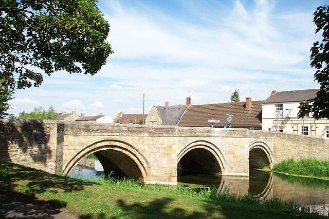 The pack horse bridge at Deeping St James