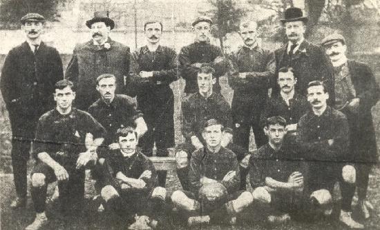 Bourne Town Football Club in 1904-05