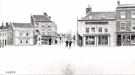 Early view of the Market Place