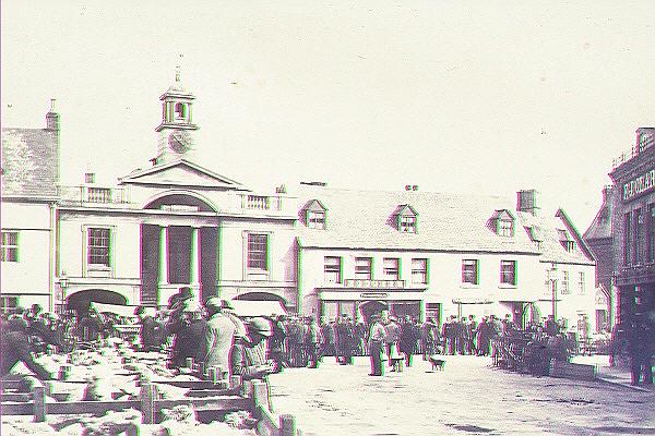 The 19th century cattle market