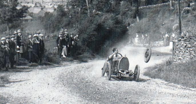 The Caerphilly mountain hill climb in 1924