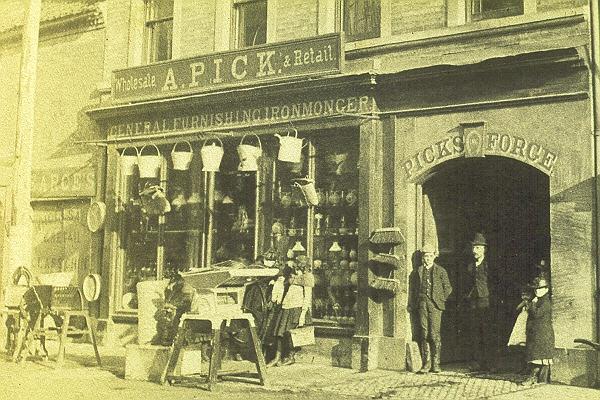 Pick's shop circa 1880
