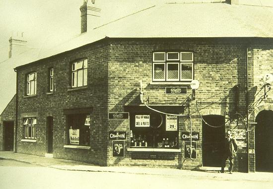 William Woolfe outside his garage