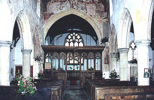Pickworth church interior