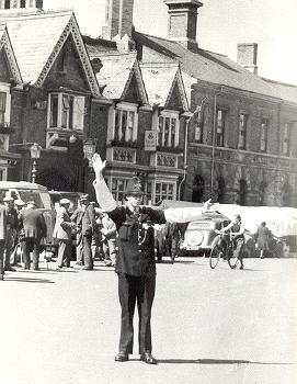 Point duty in Bourne town centre