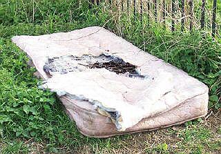 Mattress dumped in Wellhead Field