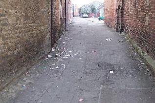 Litter in Wherry's Lane
