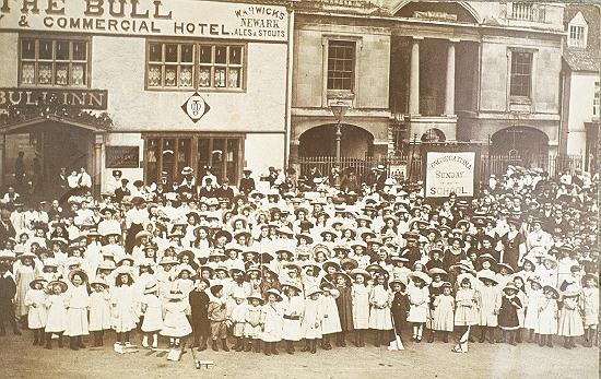 Sunday School treat in 1912