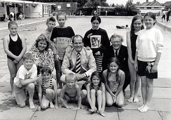 Visit by local MP in 1993