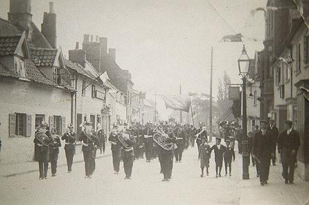 The Volunteers' band in 1897
