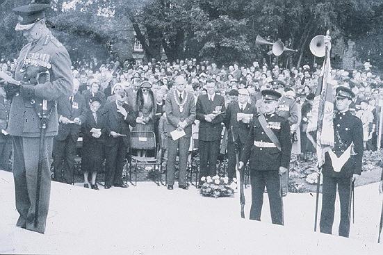 War Memorial dedication