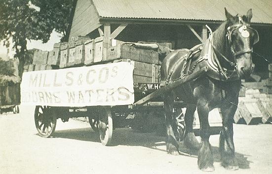 Mills and Co advertising their wares
