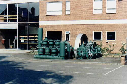 Water pump retained for display