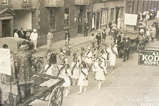 Hospital parade in West Street circa 1920