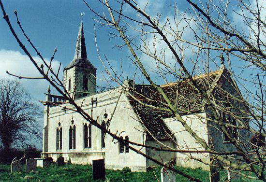 Wilsthorpe church in winter