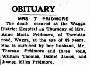 Bracher Hannah Maria obit