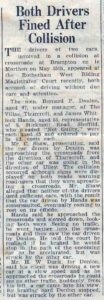 Donlon Bernard car crash report