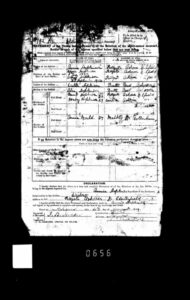 Hopkinson John (1885) - 1st WW service record 2