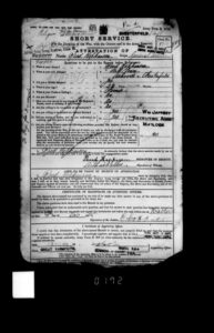 Hopkinson Reed service record
