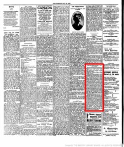 O'Hara John sent off for Law 1908