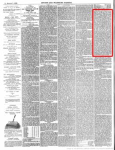 Powsey Albert Devizes and Wiltshire Gazette Aug 1 1889