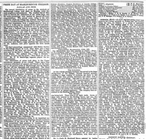 Powsey Albert at Marlborough College Jul 1889