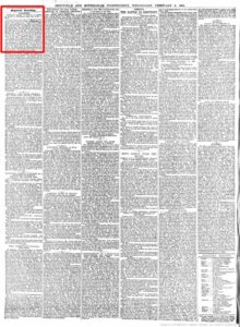 Pridmore James Court witness 1862 (top left article)