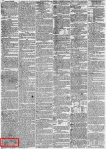 Pridmore William 1825 death aged 2