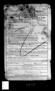 Taylor Frederick George service record